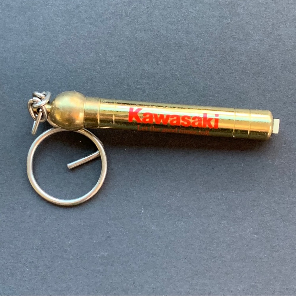 Kawasaki🎄Vintage Adv. Tire Pressure Keychain